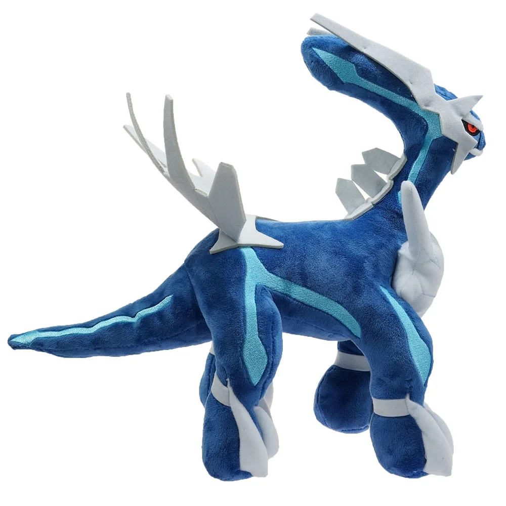 Jouets en peluche Pokémon Anime Dialga pour enfants, dessin animé beurre, mignon et doux, décoration de chambre à coucher, cadeau en peluche pour la maison, 30cm