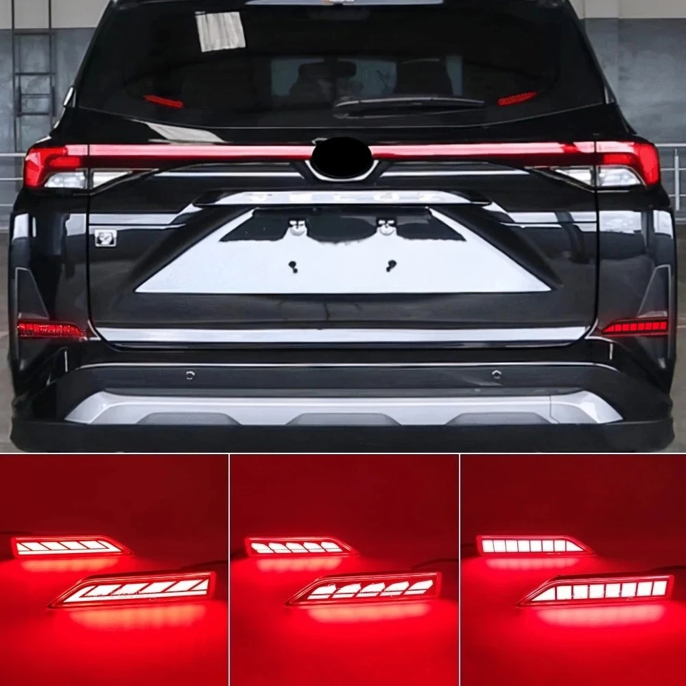 

Dynamic Turn signal LED Reflector Lamp Rear Fog Lamp Bumper Light Brake Light For Toyota Veloz 2021 2022 2023
