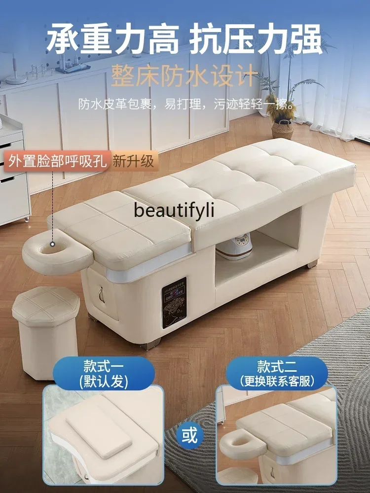 Y183FF cqyThai hair treatment shampoo bed water circulation fumigation barber shop special beauty salon massage bed