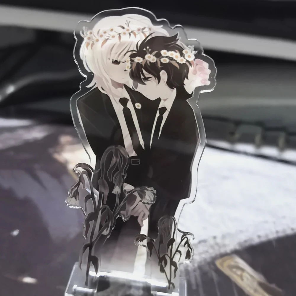 Spiel Saihate Station Harunatsufuyu Haru ‌ Shion Tachinami Cosplay Acryl-Ständer Cartoon-Figur Stehende Figuren Halloween-Dekoration – Detail 5