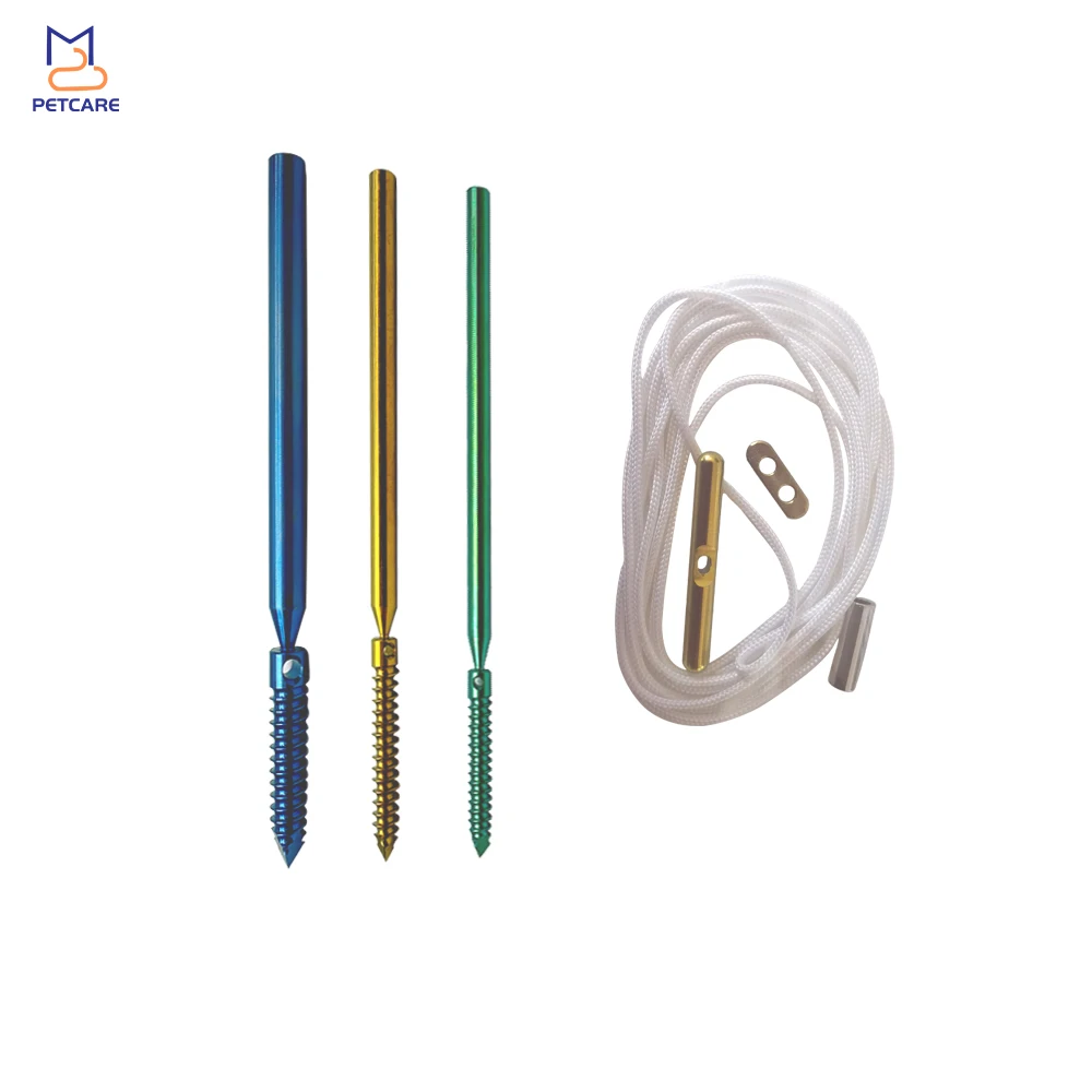 Suture and Anchor System Lateral Sutures with Crimp Veterinary Orthopedic Instruments Mascotas Hand Tools Pet Accessories