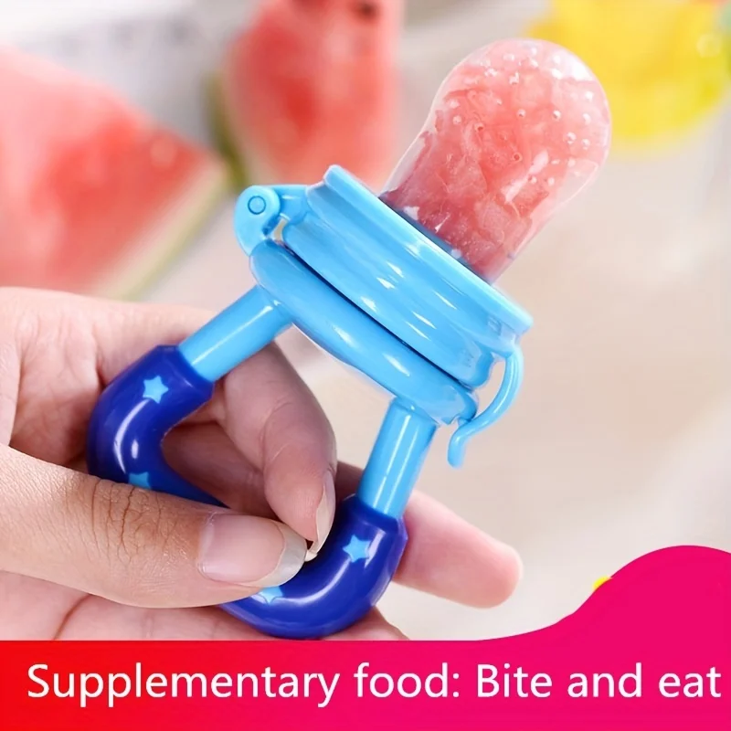Cucchiaio per l'alimentazione del bambino ciuccio per macinare la frutta morsi complementari maglia in Silicone stoviglie per l'alimentazione del bambino