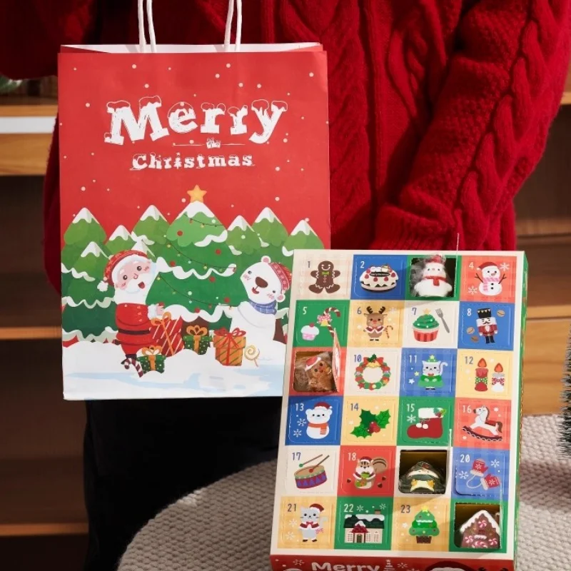Christmas Countdown Calendar Hole Music Blind Box Santa Claus Small Gift Ornaments Children'S Poke Music Toys Christmas Gift view 5
