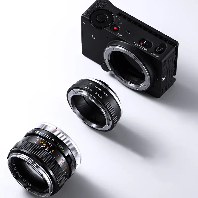 K&F CONCEPT FD-L High Precision Camera Lens Adapter Ring for Canon FD FL Lens to Leica Sigma Panasonic L Mount DSLR Camera Body - Image 3