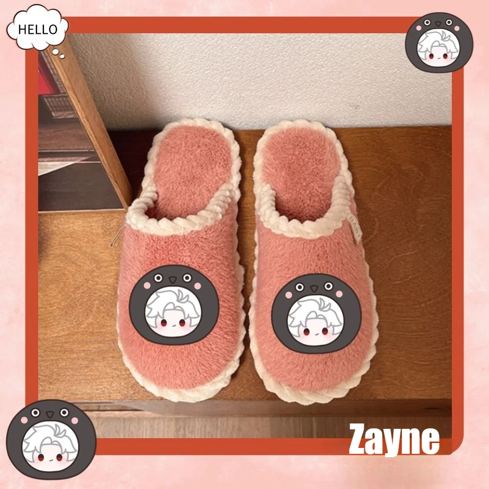 Presale Love and Deepspace Fan Made Plush Cotton Slippers Rafayel Sylus Zayne Xavier Anime Indoor Home Slippers Warm Comfortable