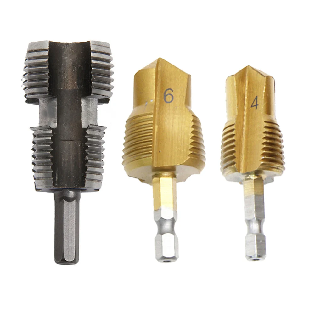 

PPR Water Pipe Internal Thread Opener For PVC Plastic Pipe With PPR Drill Bit Thread Tap Hand Electric Drills Hand Tools