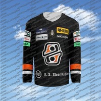 24/25 HC Košice Tipos Extraliga EHL Czechoslovakia Ice Hockey Jersey Dres Authentic Team Sports 3D Printed Long Sleeve Adult/KID