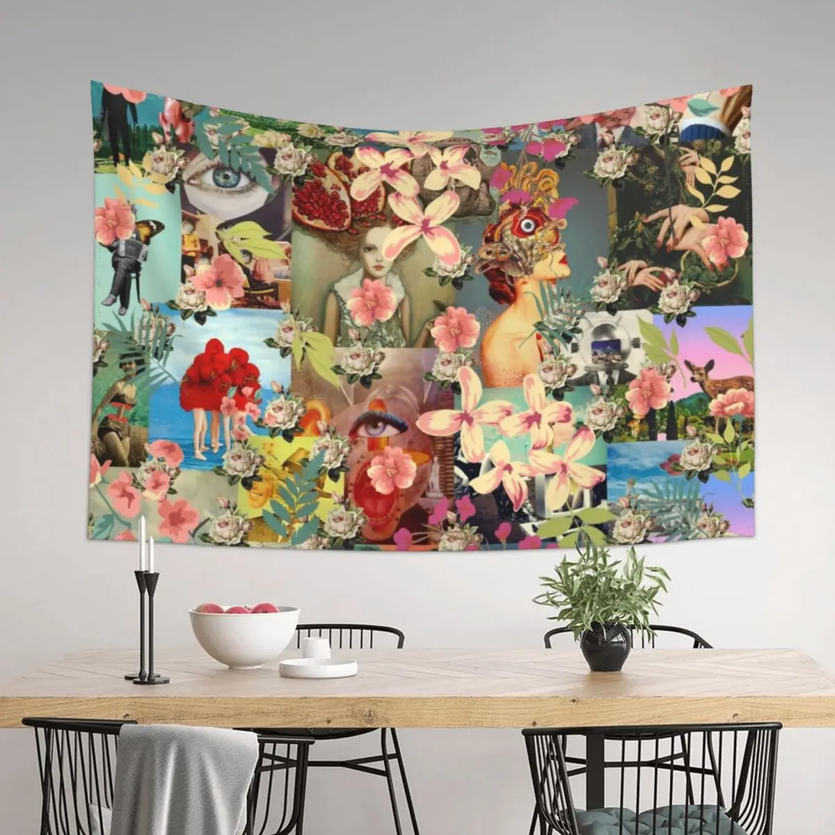 

A Taste of Honey Tapestry Decorative Wall Mural Decoration Aesthetic Room Decor Bedroom Decorations Tapestry