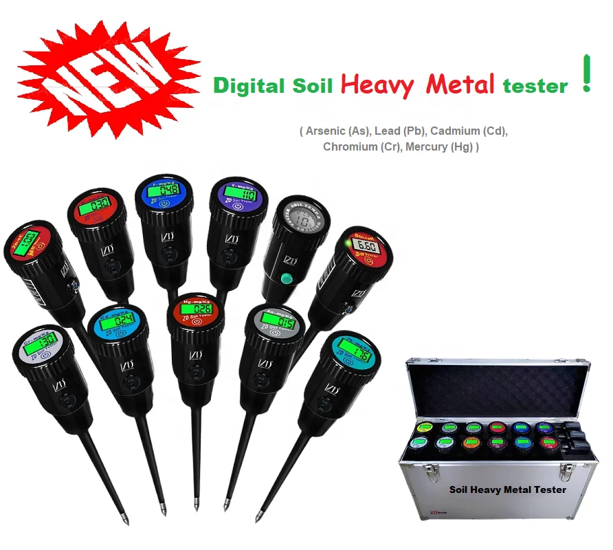 2023 Digital Soil Available Nutrient Heavy Metal Arsenic (As), Lead (Pb), Cadmium (Cd), Chromium (Cr), Mercury (Hg) Rapid Tester