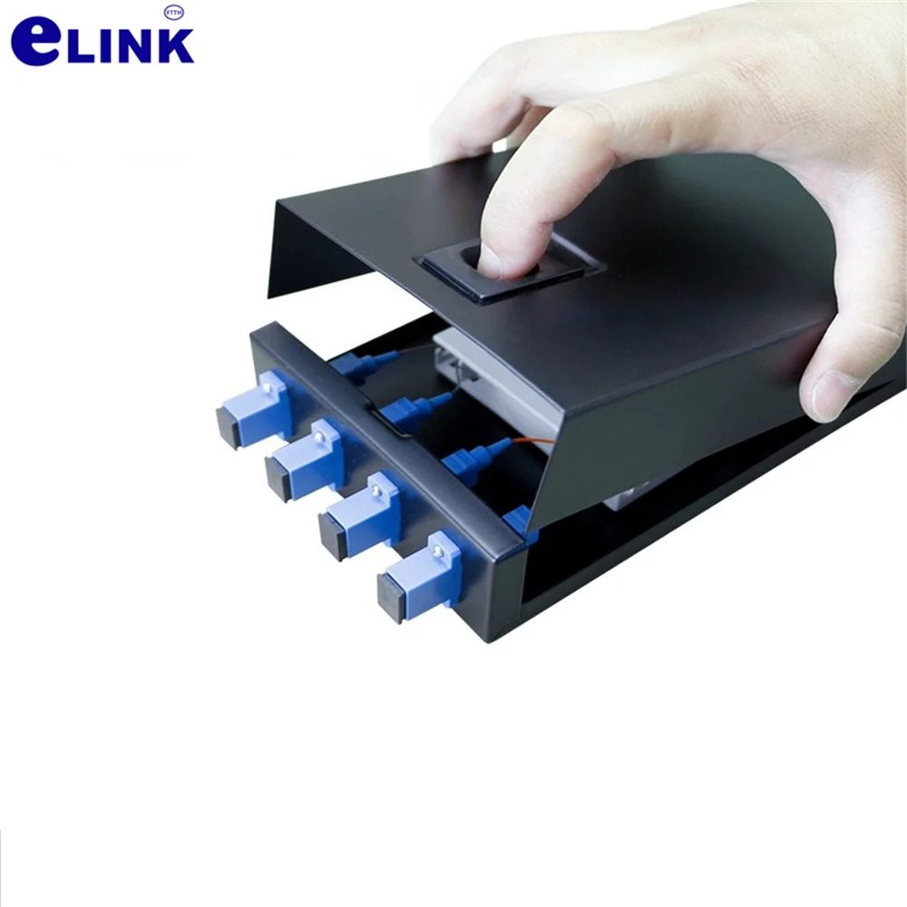 оптоволоконная клеммная коробка, 2/4/6/8 портов, утолщенная пустая коробка LC SC FC ST, полностью оснащенная одномодовая многомодовая коробка с пигтейлами