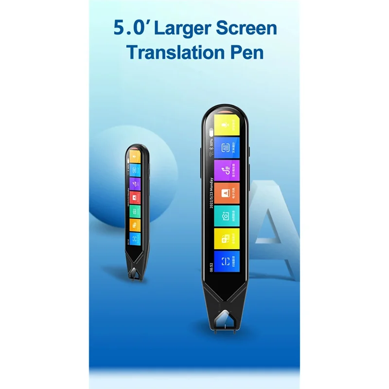 

A99E-MD08 5.0" Screen Smart Voice Translation Pen Scanner Translator Dictionary Multiple Languages For Learning