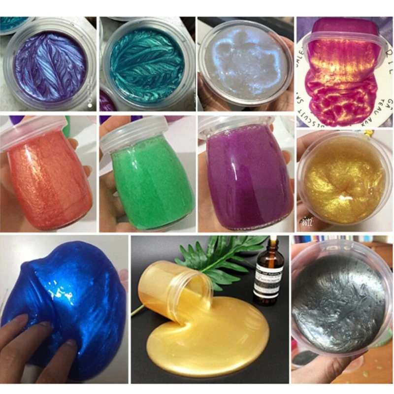 DIY Jewelry Crafts Natural Mica Mineral Powder Epoxy Resin Dye for Bath Soap Soy Wax Making Dyes Pearl Pigment 40GB