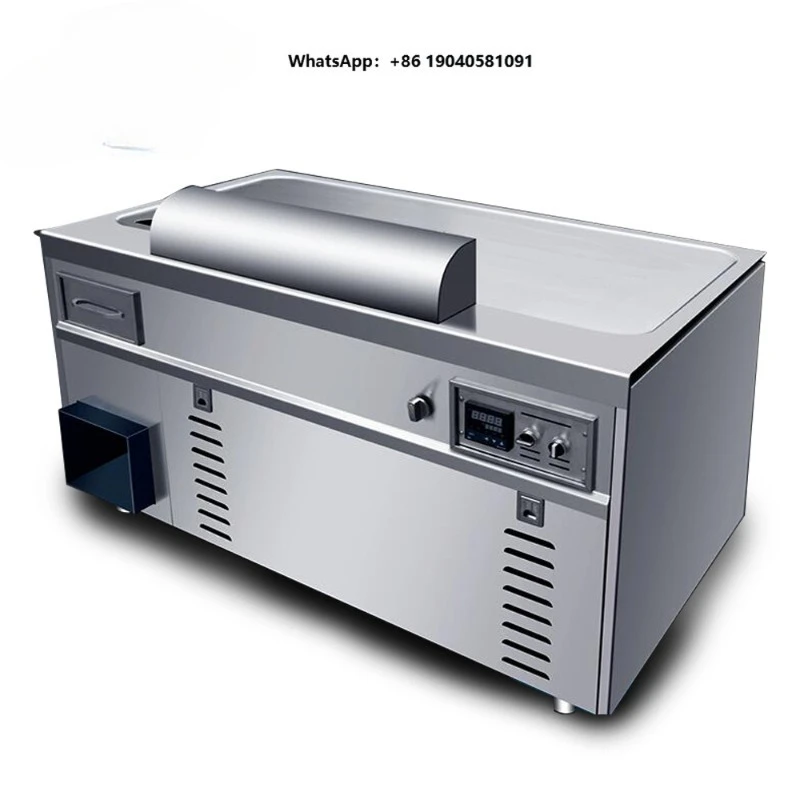 Japanese Commercial Restaurant Yakiniku Table Grill Indoor Smokeless Equipment Induction Teppanyaki Gas Teppanyaki BBQ Grill