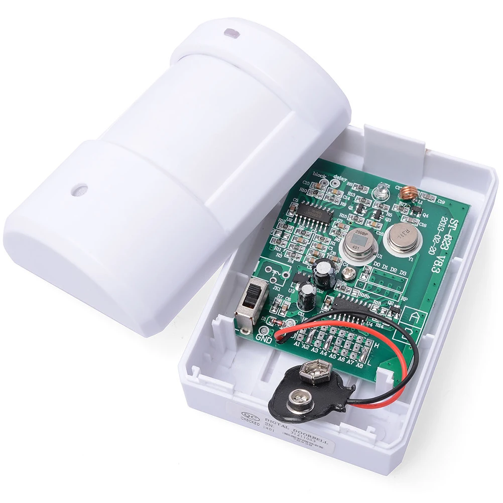 

Wireless Doorbell Chime Motion Sensor Security Alarm Unit