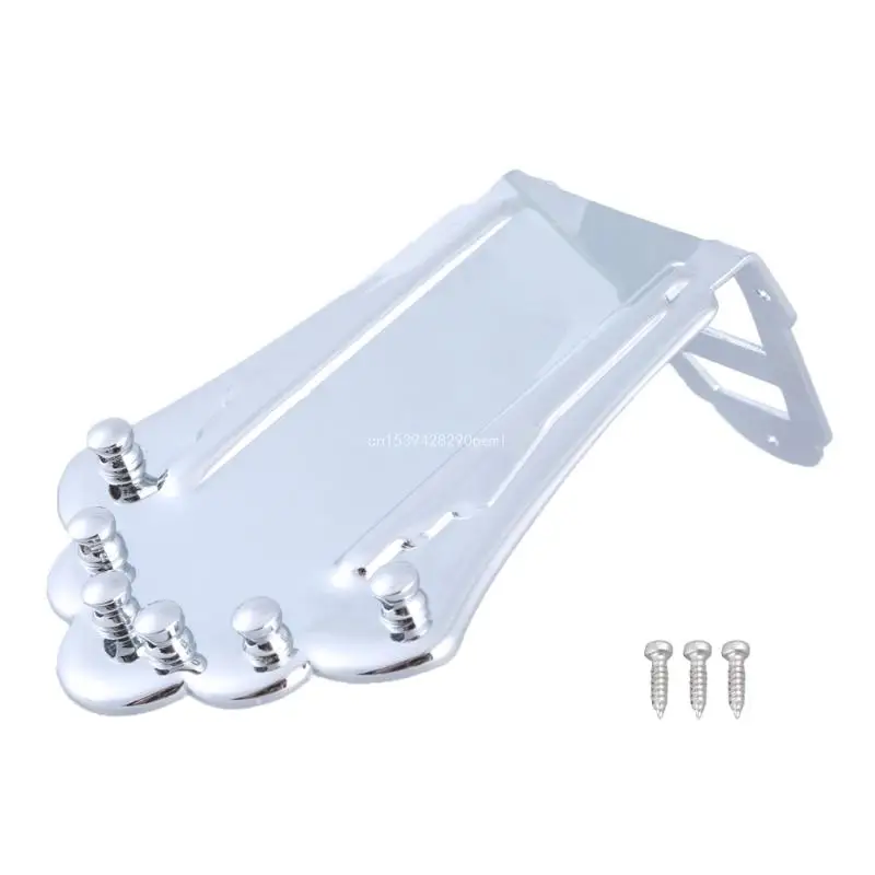 Metal Guitar Tailpiece Frame Replacement Bridge Tailpiece Short Tailpiece Guitar Jazzes Archtop Trapezoidal Bridge