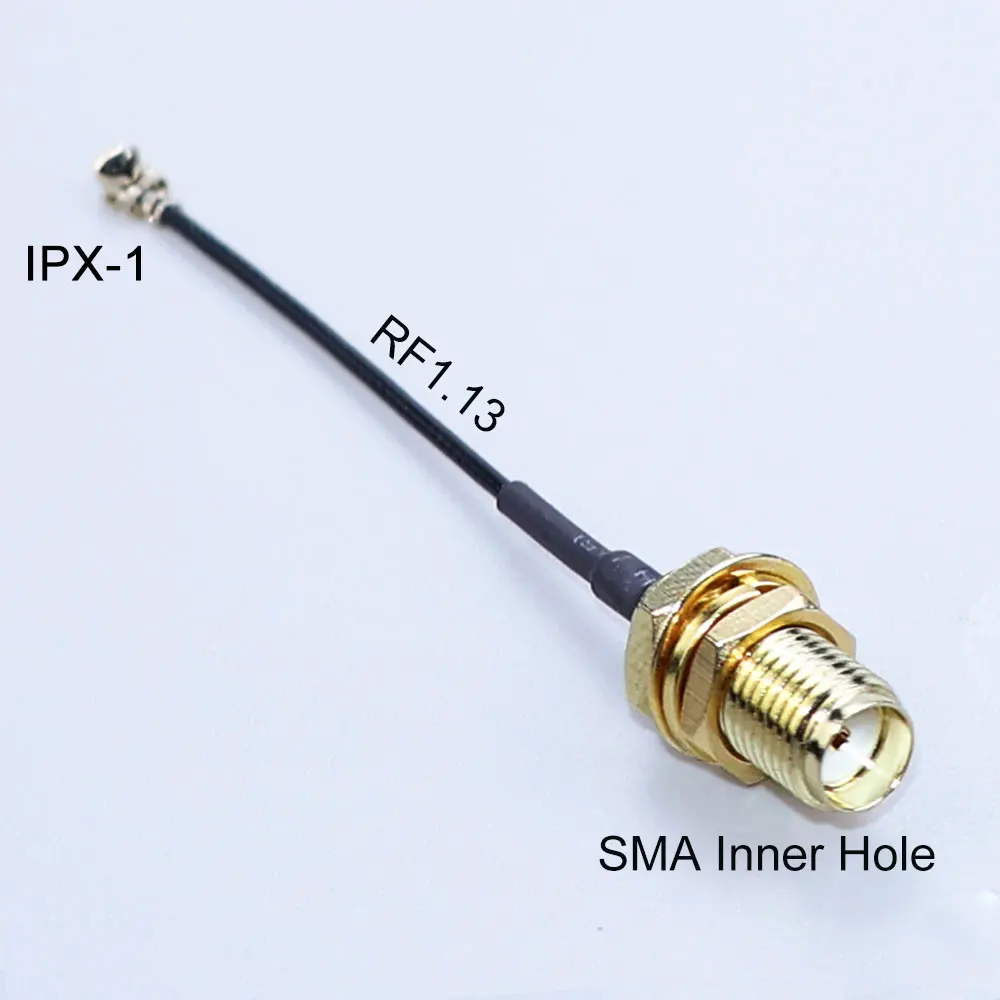 SMA zu IPX-1 WLAN-Antennen-Verlängerungskabel RG178 RF 1.13 Kabel IPX zu RP-SMA Adapterleitung Modulverbindung Pigtail-Jumper – Detail 9