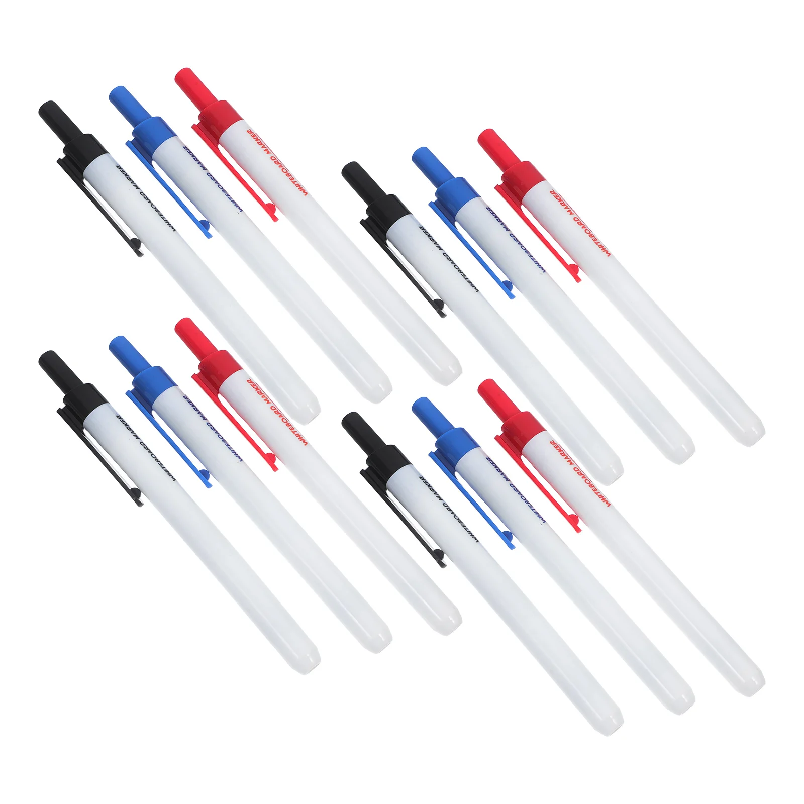 

12Pcs Versatile Erasable Dry Erase Whiteboard Markers For School Home Office Use Convenient Marker Pens