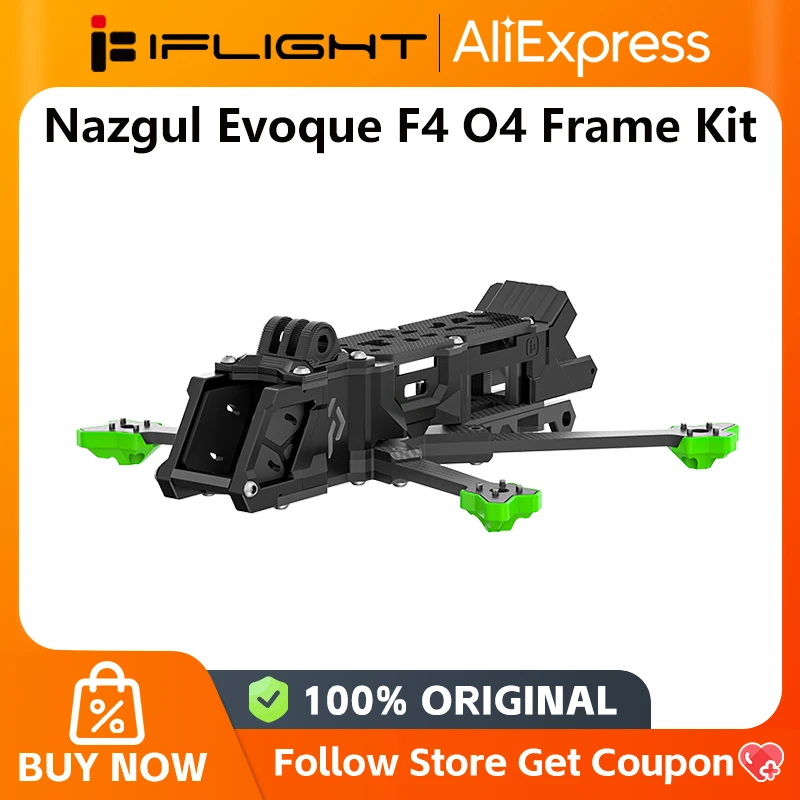 iFlight Nazgul Evoque F4 O4 Pro FPV Frame Kit F4D with 4mm arm for FPV parts BLITZ Mini F7 Stack (E55S Mini 4-IN-1ESC)