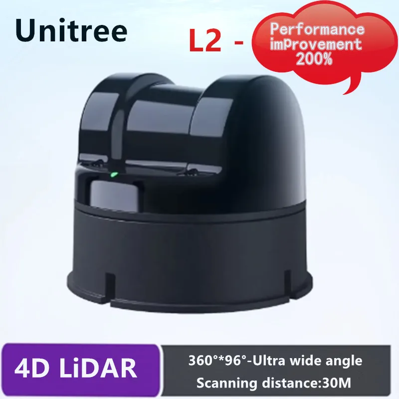 New Unitree L2 Bionic 4D LiDAR sensor 3D Scanner 360° TOF Performance improvement For Robot Navigation and obstacle avoidance