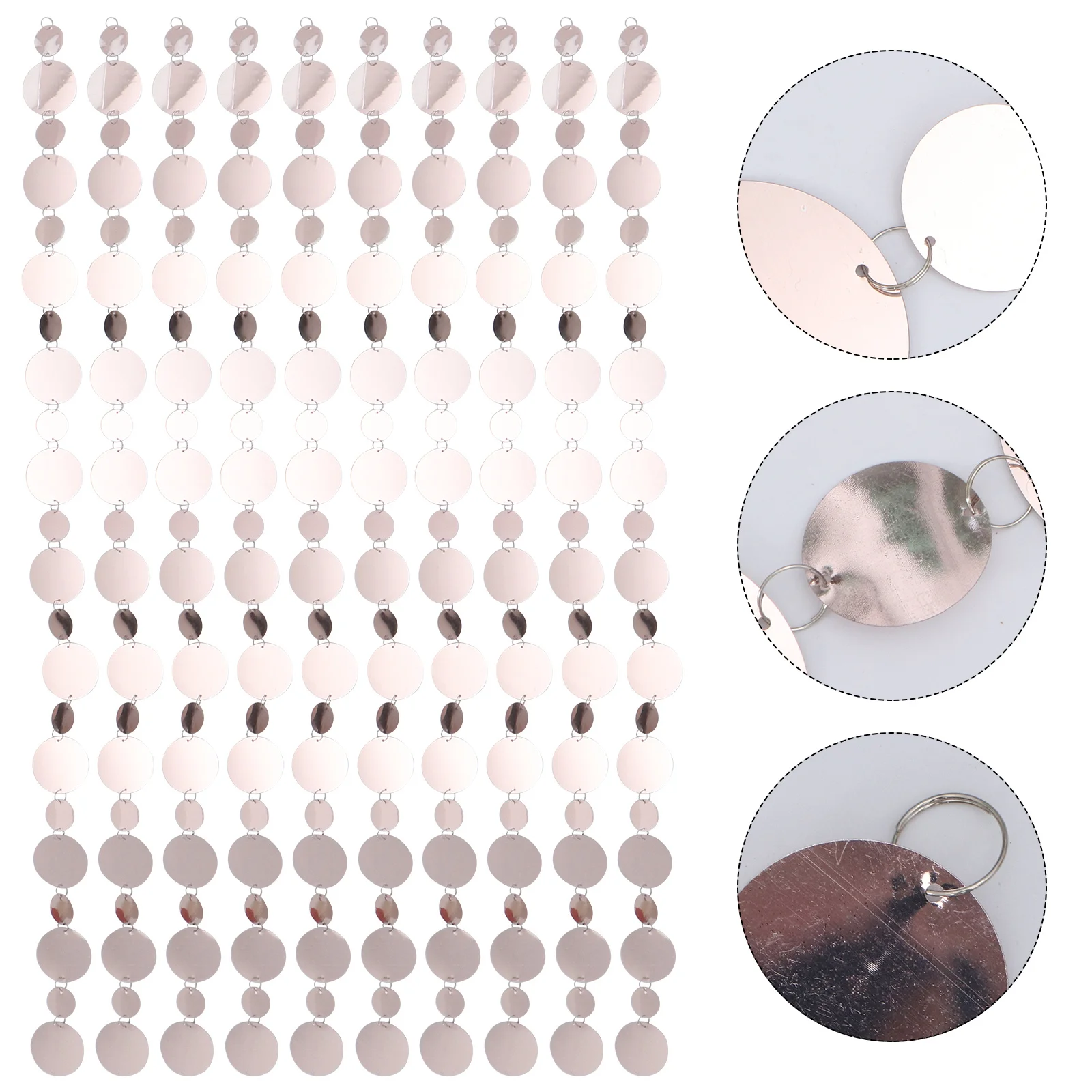 

10Pcs Sequins Curtain Wedding Screen Decorative Festival Hanging Backdrop Wedding Decor Sequins Curtain Festival Hanging