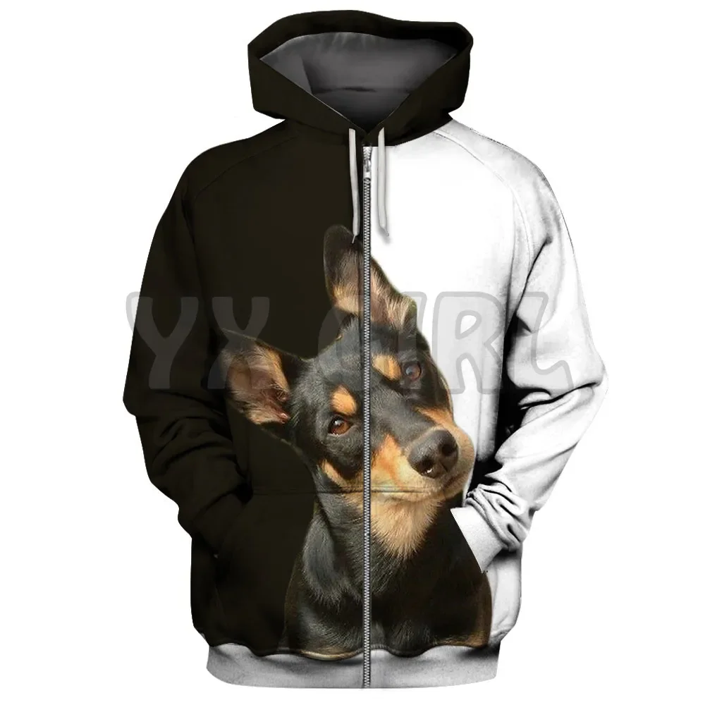 White Terrier West Highland Dogs  3D Printed Hoodies Men For Women Unisex Pullovers Zipper Hoodie Casual Street Tracksuit