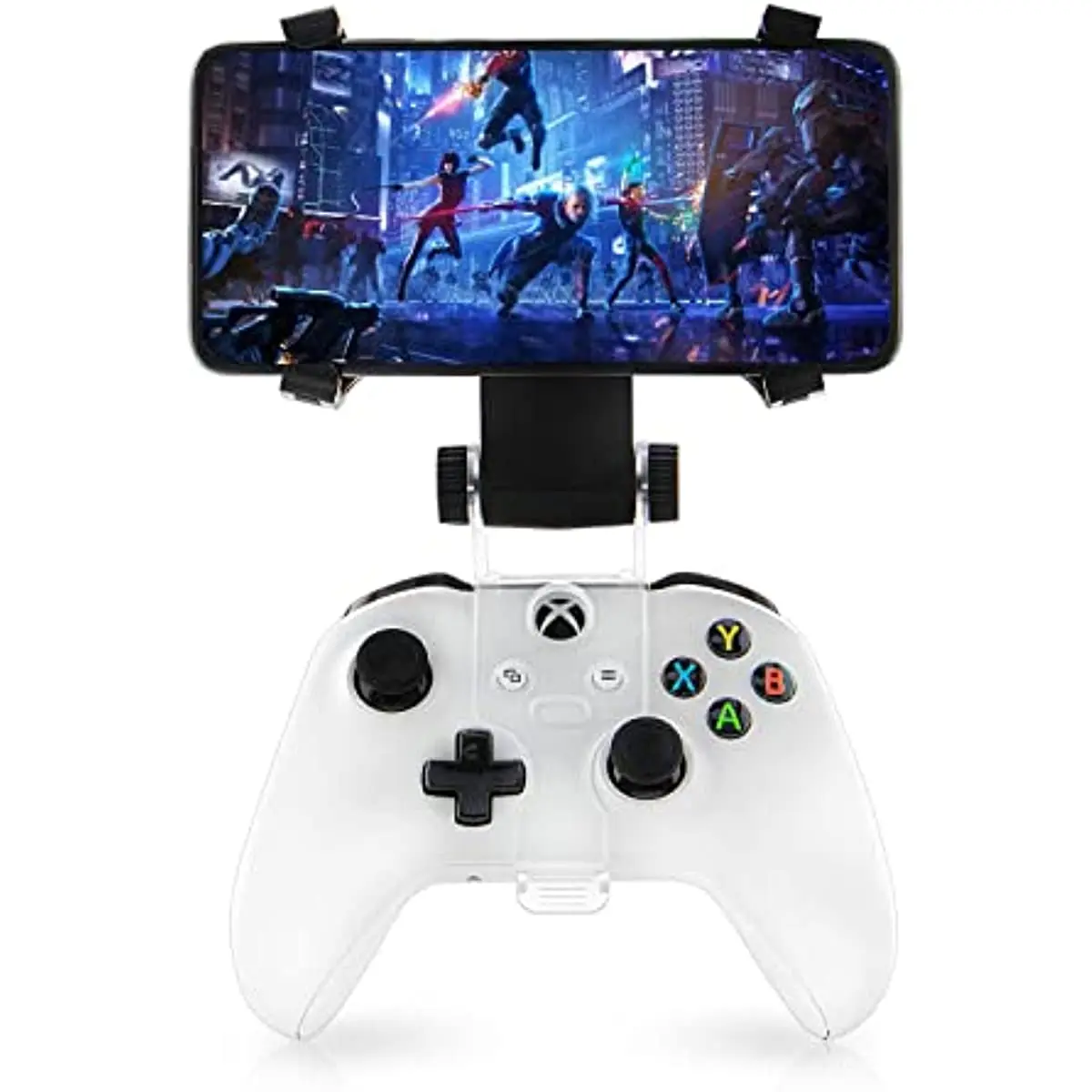 

For Xbox Series X Controller Phone Clip, Xbox One Controller Mobile Phone Mount Adjustable Phone Holder Clamp for Xbox SeriesS