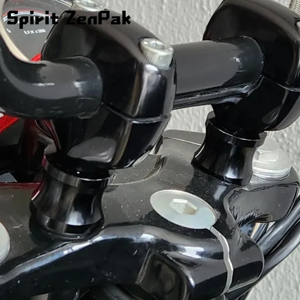 25 مللي متر جبل مقبض المشبك صالح اعتراضية 650 2018-2023 دراجة نارية اكسسوارات المقود الناهض القضبان المشبك