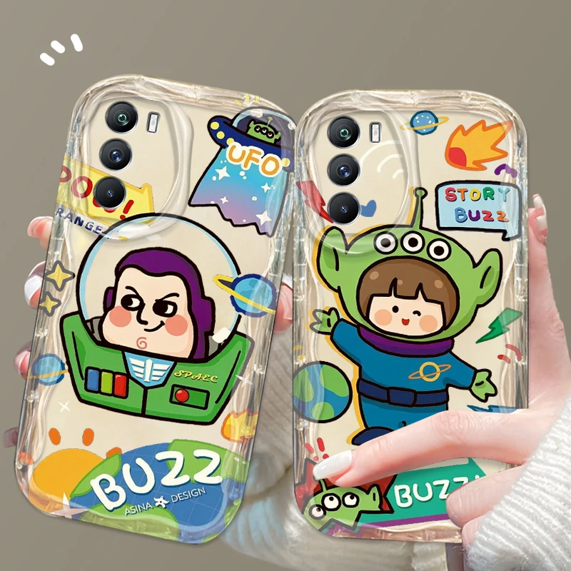 

Disney Toy Story Buzz Woody For Xiaomi Mi 14 12 12T 11 Lite Poco M6 X6 X5 X4 X3 M3 F4 Pro GT NFC 5G Wave Oil Cover Phone Case