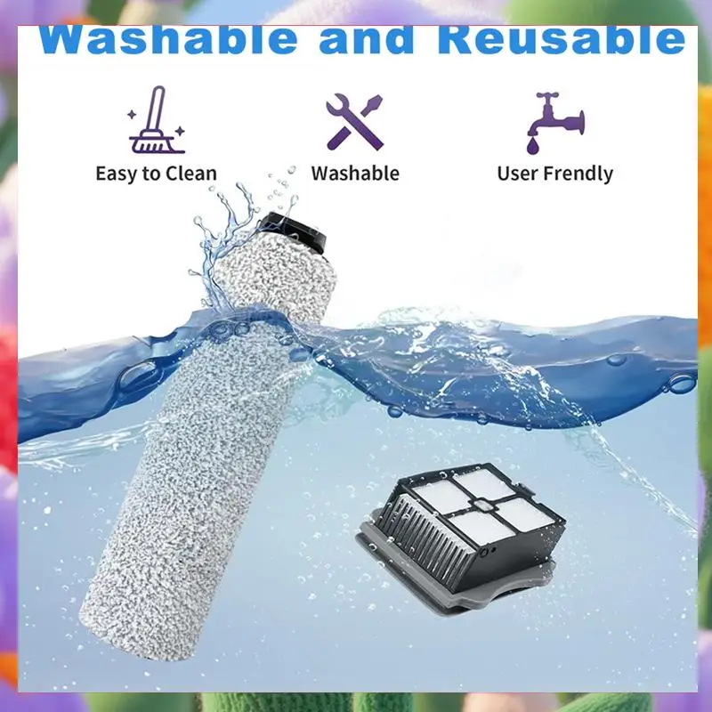 

For Tineco Ifloor 3/Tineco Floor One S3 High Efficiency Particulate Air Filters Vacuum Cleaner Replacement Parts-ABXK