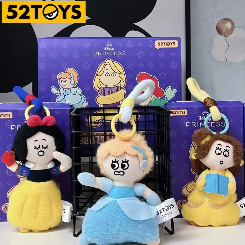 

52toys Disney On The Run Princess Abstract Blind Box Soft Keychain Scented Bag Charm Pendant Bag Decor Cute Gift For Girls