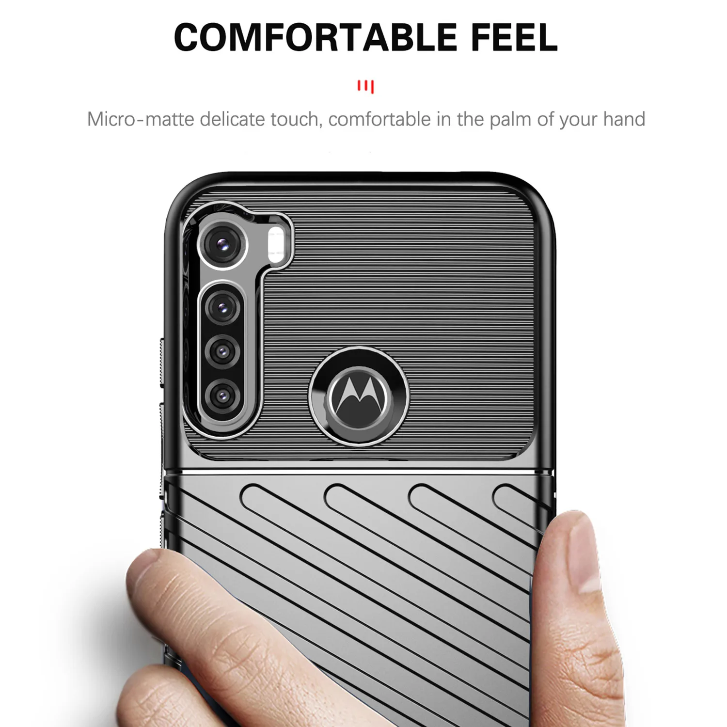 Fashion Mobile Shell for Motorola One Fusion+ Vision fusion plus moto one macro Thunder Case For Moto One Hyper Silicone Cover