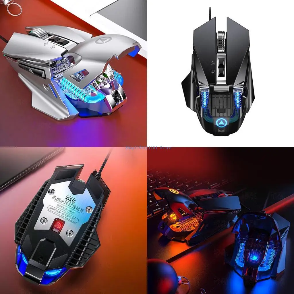

A2BD Gaming Mouse, эргономичные USB -оптические мыши мышей с подсветкой RGB