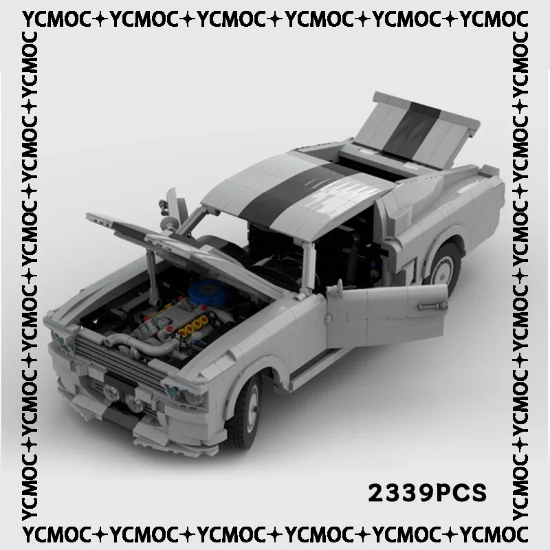 YcMoc Building Blocks Sports Car Model Series Speed Champion GT500 Technology Bricks DIY Toys For Kids Children Gifts  moc