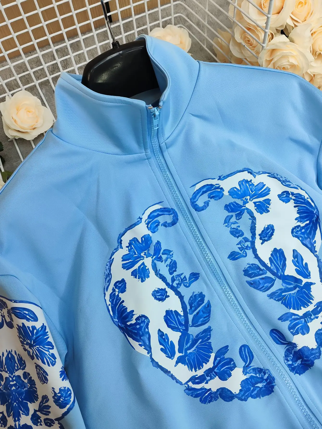 2025 A/W Nuova tuta da donna in 2 pezzi - Felpa con stampa grafica oversize e pantaloni da jogging Set sportivo casual