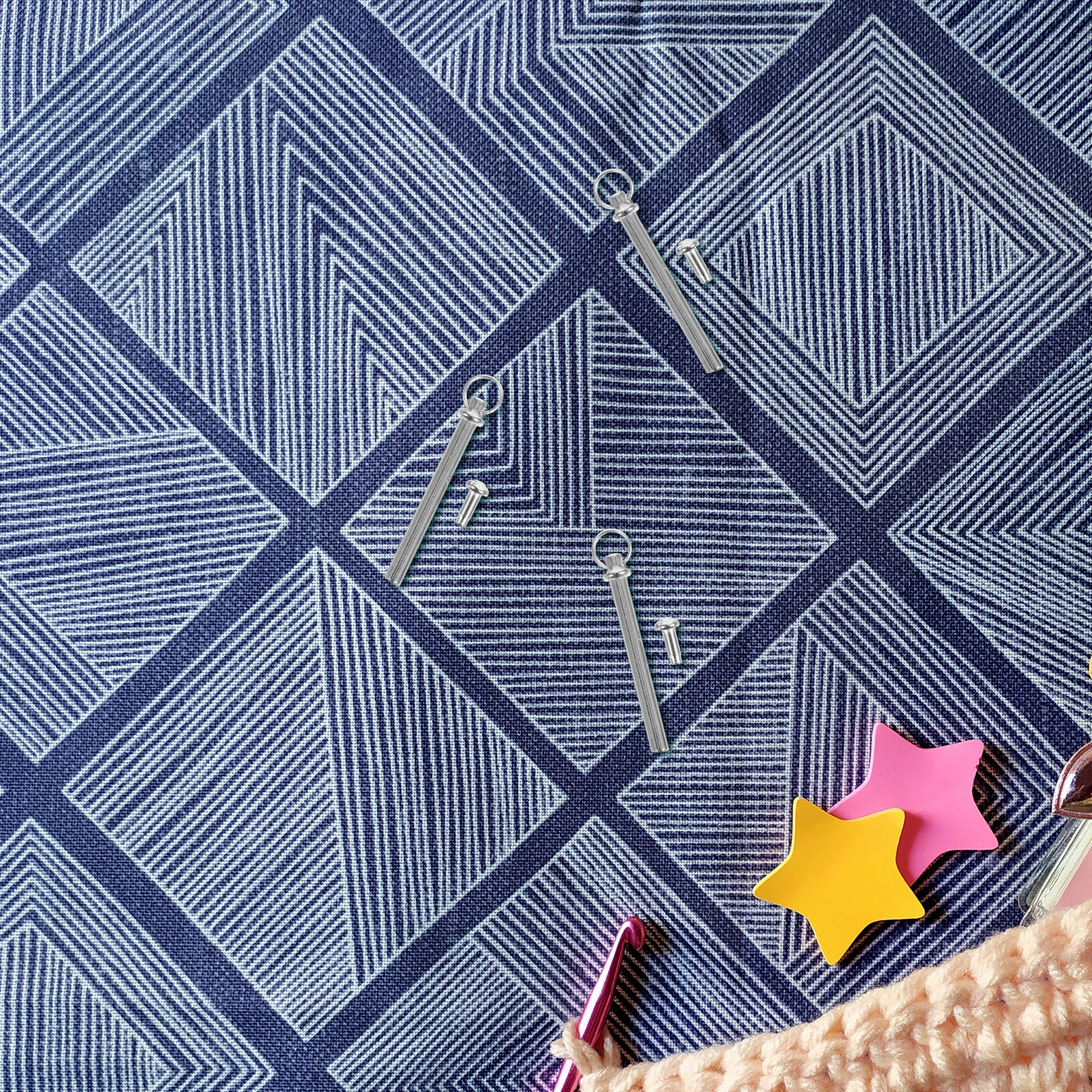 Tornillos de repuesto para ventilador plegable, remaches de eje de Metal de alta resistencia para ventilador manual, accesorio de reparación, Kit de Hardware DIY, 8 Uds.