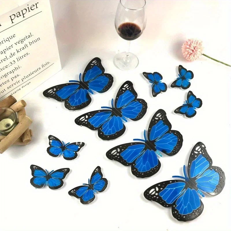 1Pc Butterfly Silicone Resin Mold Soft Silicone Wall Hanging Tray Epoxy Mould DIY Keychain Resin Accessories