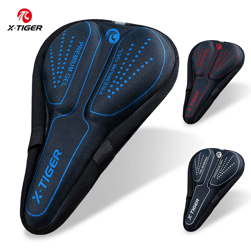 X-TIGER Road Bike Seat Cover Thickened Gels Mountain Bicycle Saddle Cushion Comfortable Cycling Seat Mat For Bicycle Accessories