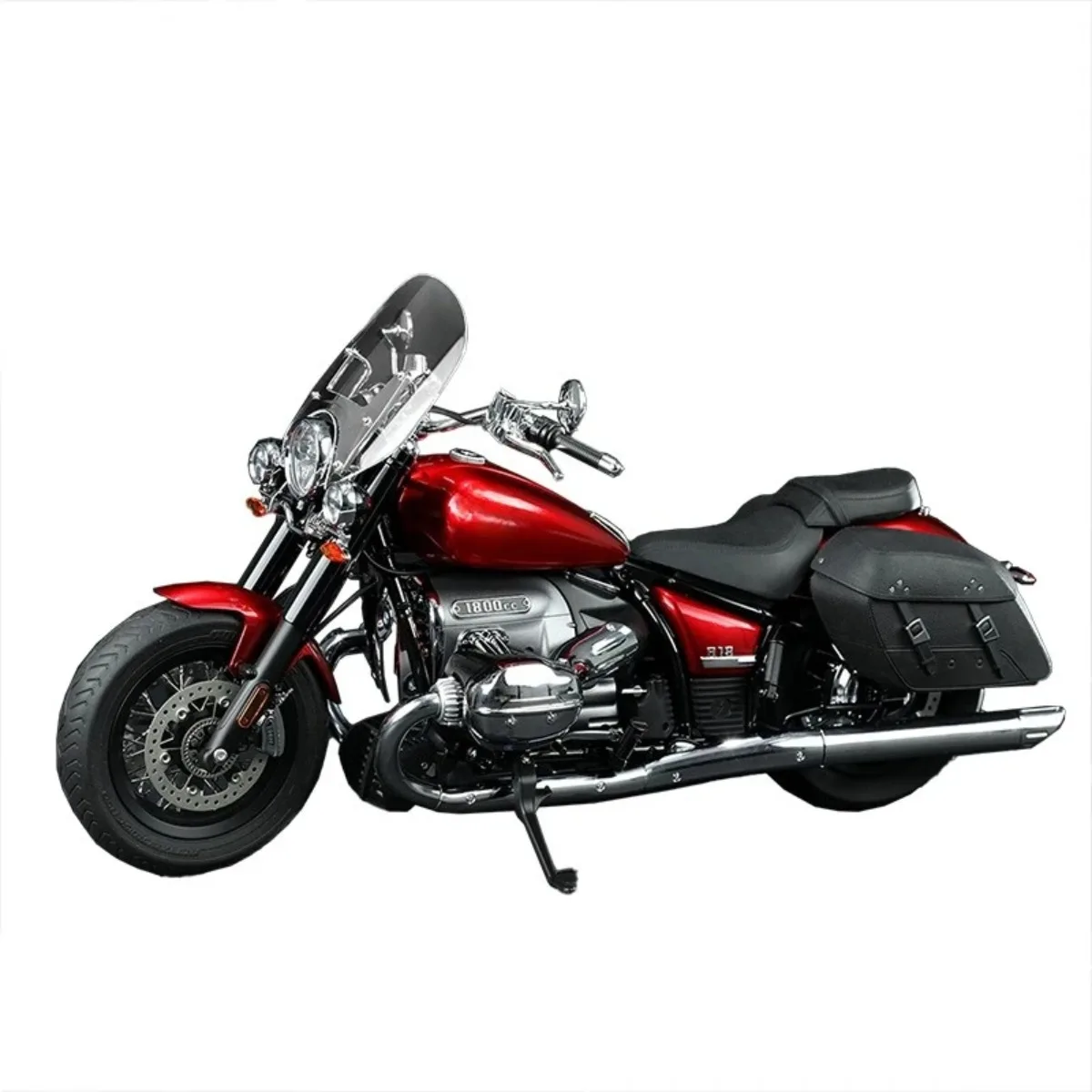 

MENG Assemble Plastic Model Kit MT-006T R 18 Classic, Mars Red (Pre-Coloured Version) 1/9 Scale Motorcycle Collection Gift