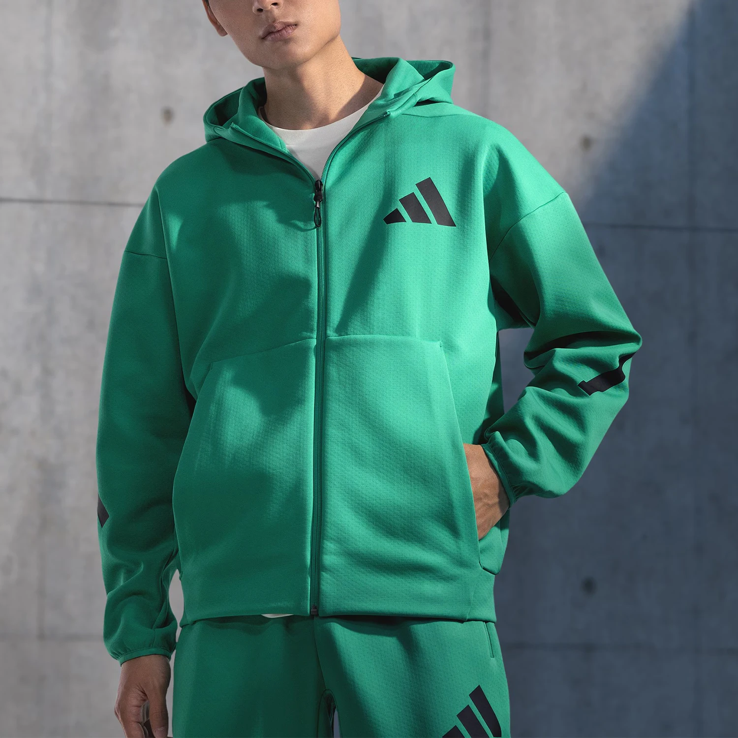 

Adidas Authentic M Z N E FZ Men's Dopamine Fashion Jacket JD6441