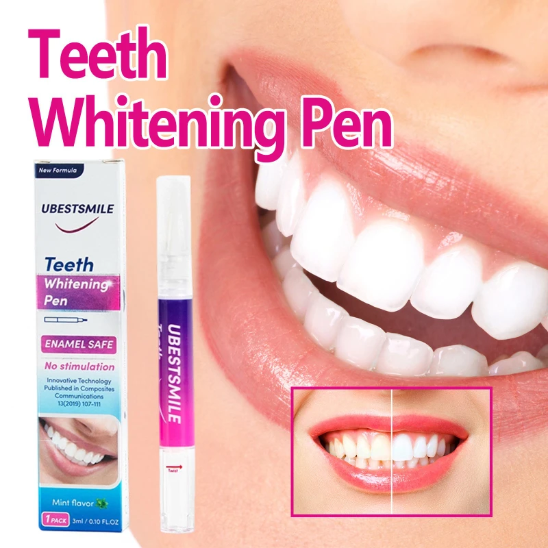4 Pcs Hot Selling Convenient Portable Teeth Whitening Gel Pen Tooth Whitening Serum Pen Dental Cleaning Gel for Yellow Teeth