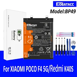 EOTABACC 100% New Original Battery BP49 For XIAOMI POCO F4 5G /K40S Battery +Tools