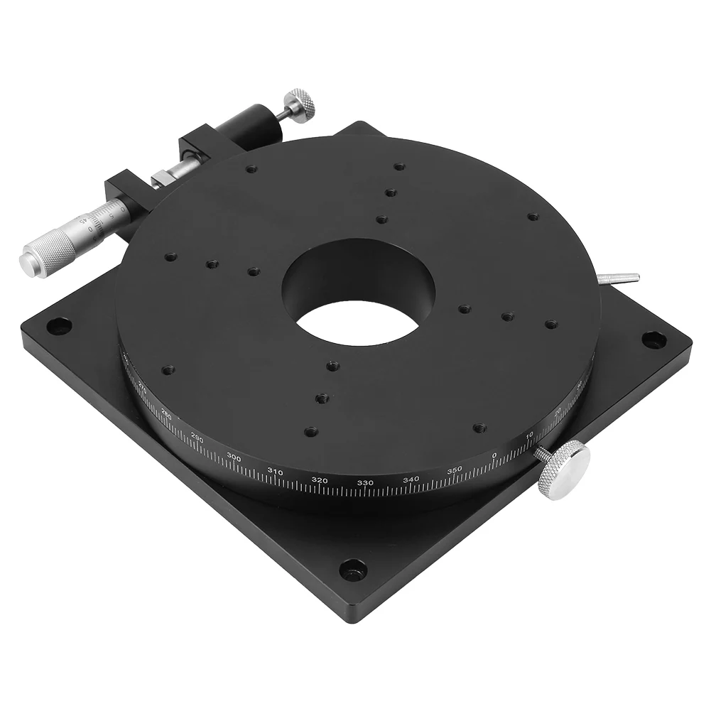 Manual Rotating  R160 Manual Rotation Stage Rotating  Precision Bearing Sliding Tuning Stage 160mm*30mm