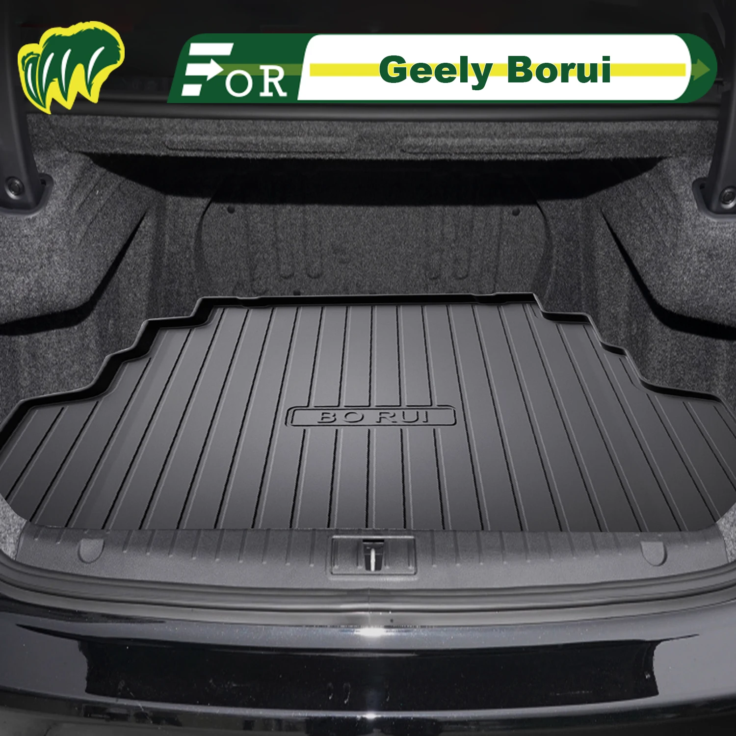 

For Geely Borui‌ GE TPE Custom Fit Car Trunk Mat All Season Cargo Mat 3D Shaped Trunk Liner Rear Trunk Protection Mat