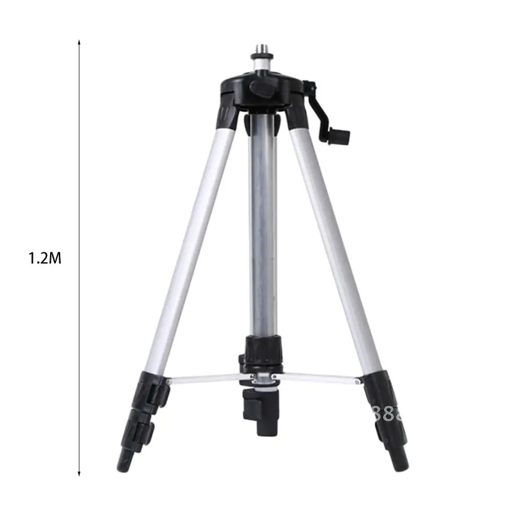 

Laser Level Tripod Aluminum Alloy Adjustable Height Thickened Tripod Stand Bracket for 5/8 inch Adapter Self Leveling