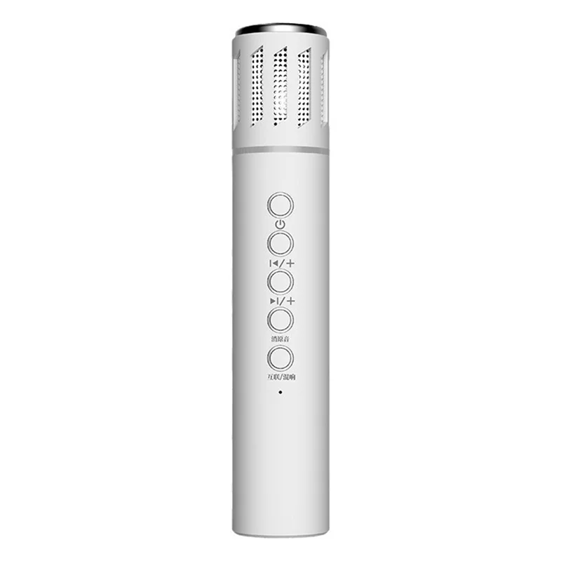 B48A Wireless Bluetooth Portable Hand-Held Microphone Noise Reduction Colorful Light Karaoke For Home KTV Audio Conference