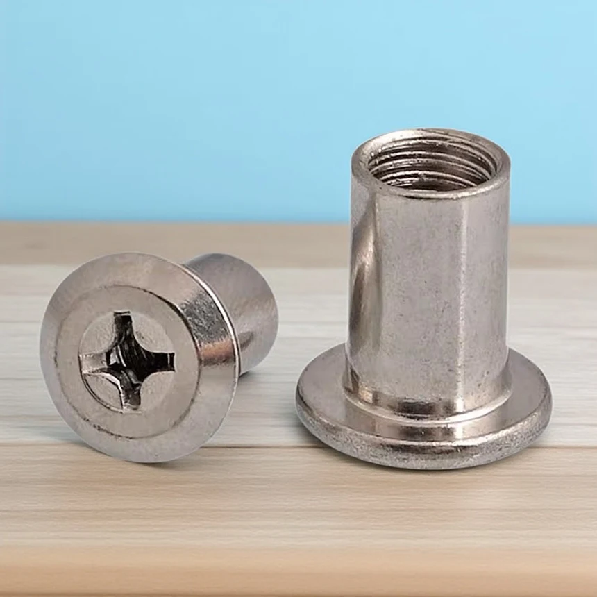 M6 M8 Cross Hole Clamp Nut Docking Nut Locking Nut Clamp Nut Furniture T-shaped Flat Nut