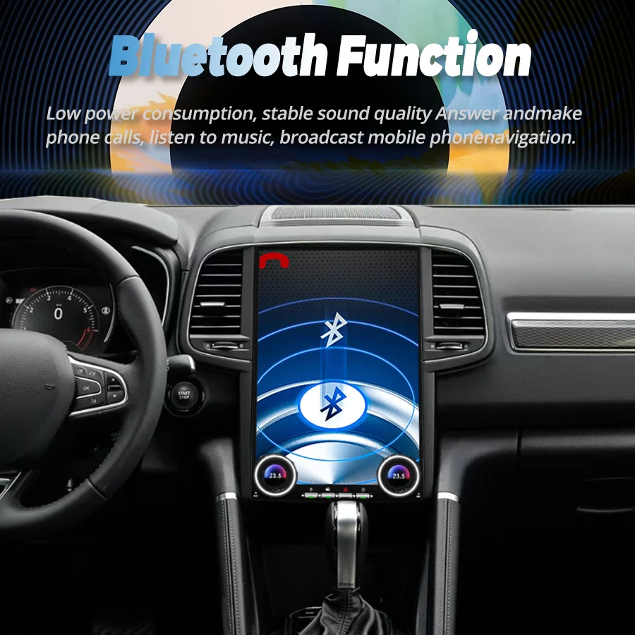 14.5inch For Ford Renault Megane 4 Koleos SM6 Talisman 2016-2019 With Knob Android Multimedia Player Stereo Wireless Carplay GPS view 3