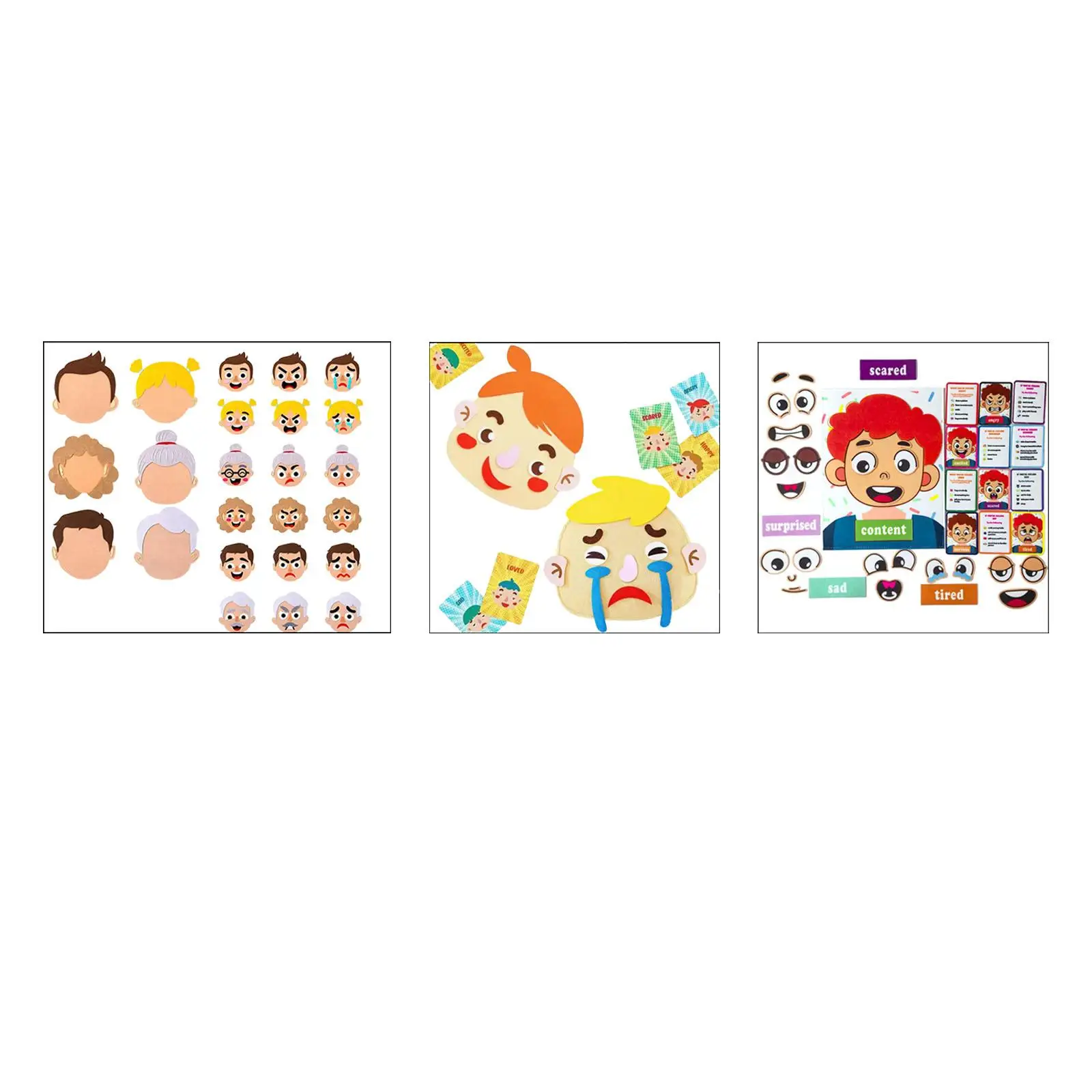 Emotion Exploration Toy: Creative Expression Stickers Set for Children