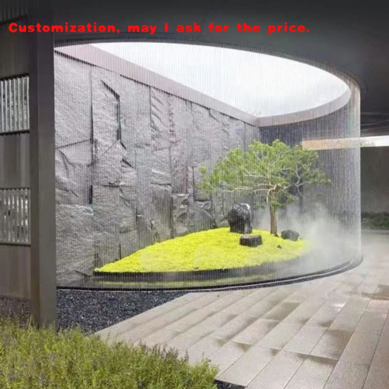 

на заказ. Заводской тяговый шнур, бытовой коммерческий открытый водопад, настенный фонтан, настенный фонтан