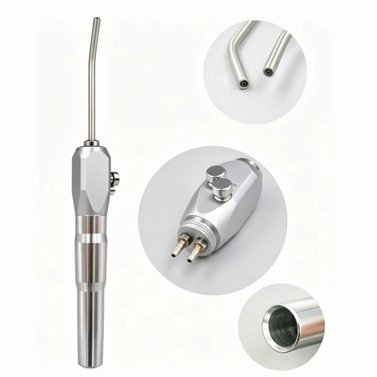Straight Dental Air Water 3 Triple three Way Syringe Handpiece handle tubing with 2Nozzles Tips Tubes Fit FOR KAVO SIRONA ,FONA